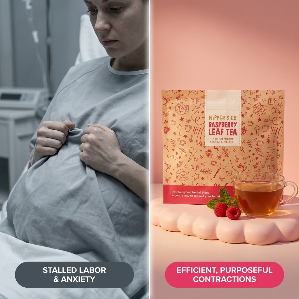 Red Raspberry Leaf Tea, Herbal Infusion for 3rd trimester
