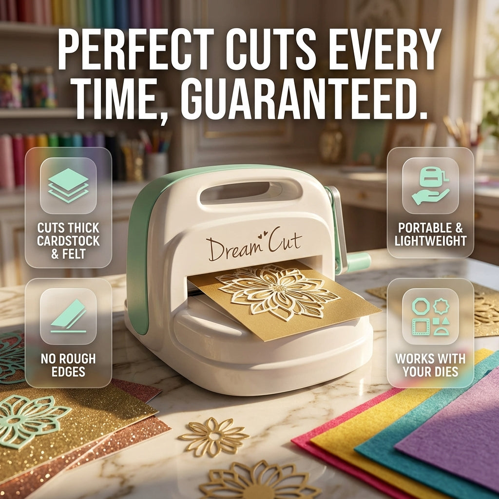 Itsy Bitsy Dream Cut Machine One Piece | 14.8cm Edge-to-Edge Cutting | Cardmaking, Scrapbooking, Home Decor, DIY Crafts