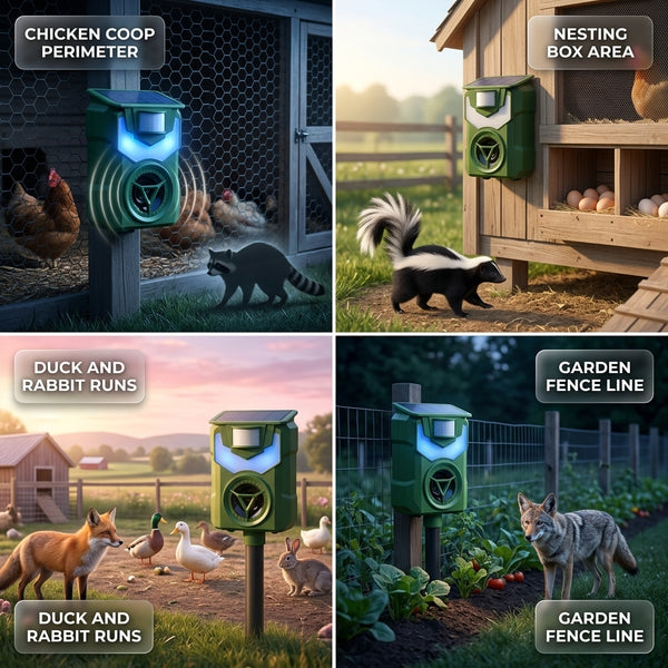Where To Use The Smart Animal Repeller 2